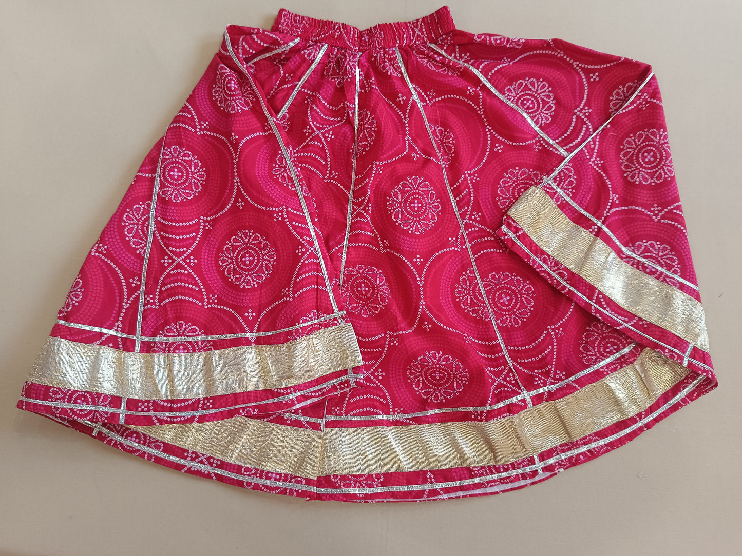 Ethnic Bandhaj Lehenga Choli set