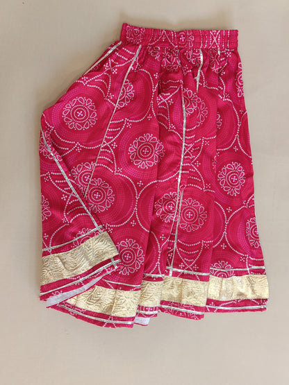 Red Bandhaj Lehenga Choli set