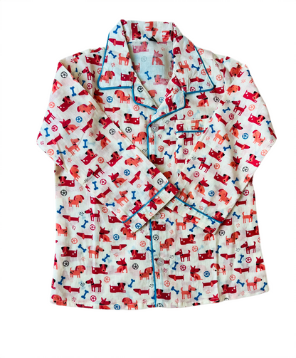 Dog Bone Print Night Suit