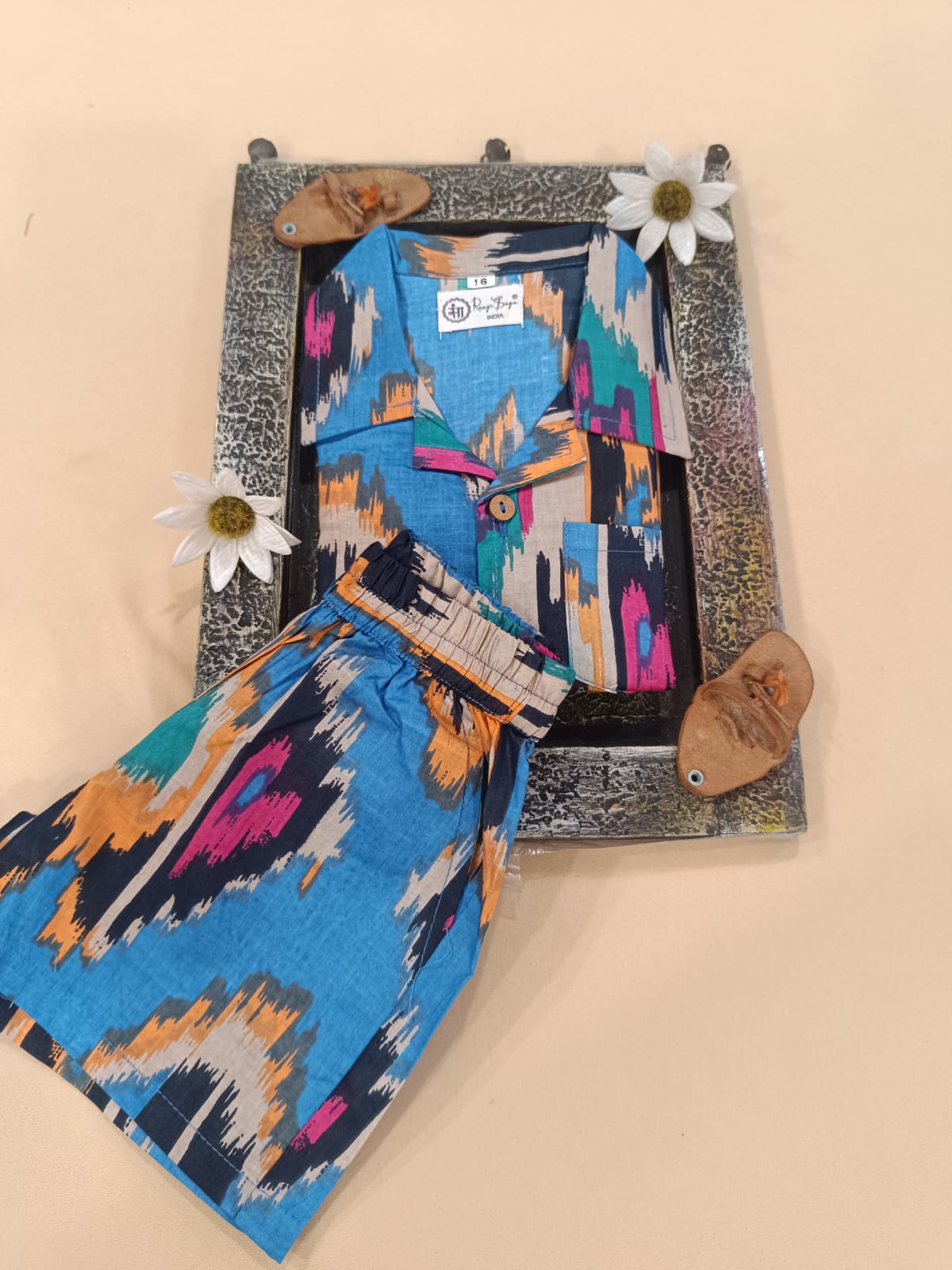 BlueI kkat printed Cord-Set for boys