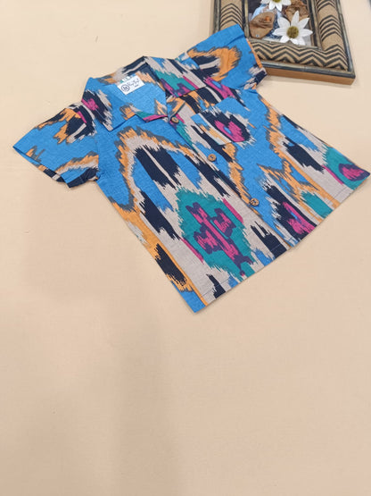 BlueI kkat printed Cord-Set for boys