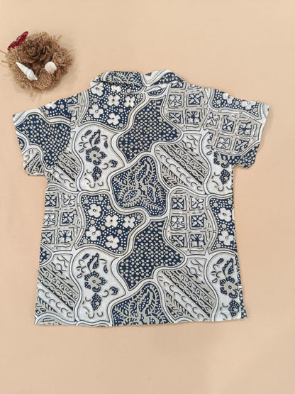 Black Abstract printed Cord-Set  for boys