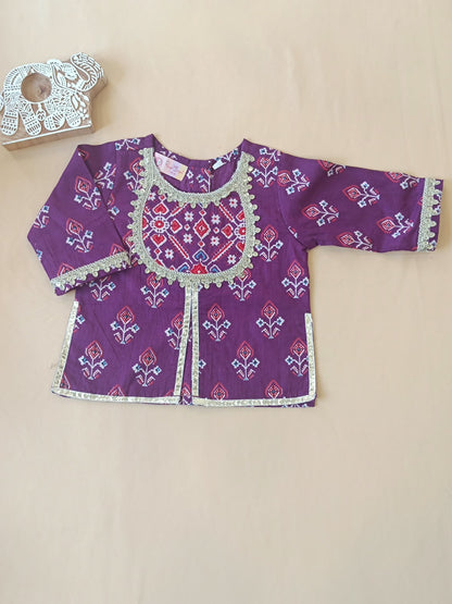 COTTON PATOLA LEHENGA WITH KURTI KANCHALI TOP DESIGN