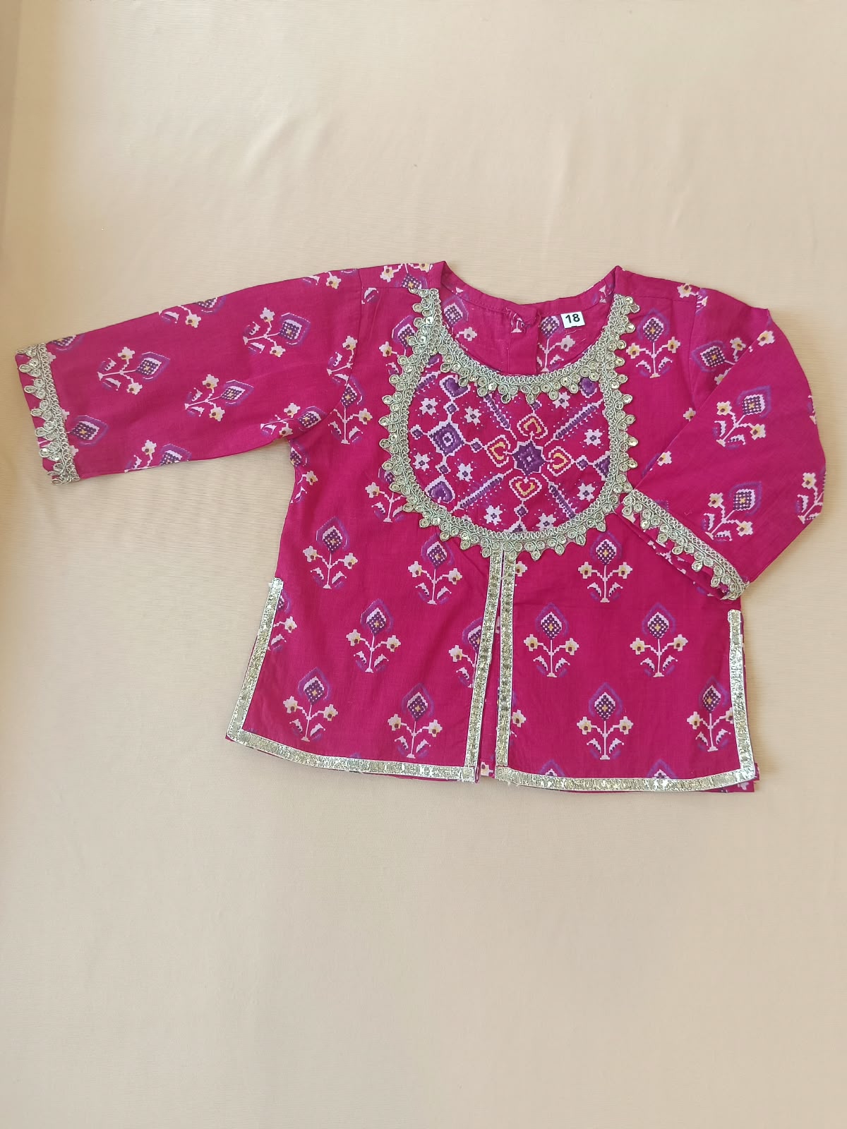 COTTON PATOLA LEHENGA WITH KURTI KANCHALI TOP DESIGN