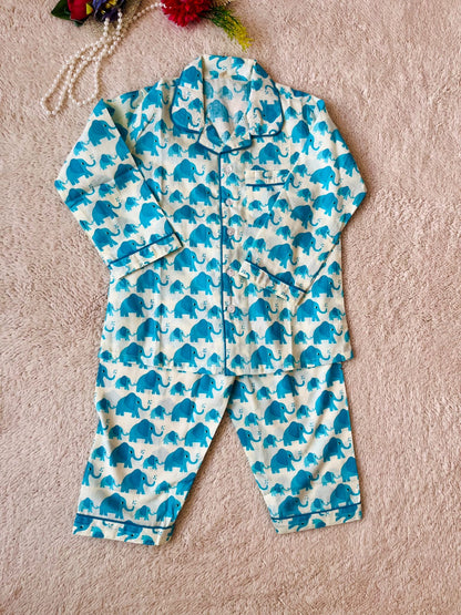 Elephant print Night Suit