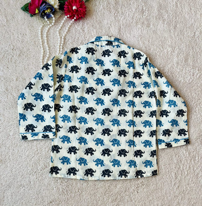 Elephant print Night Suit
