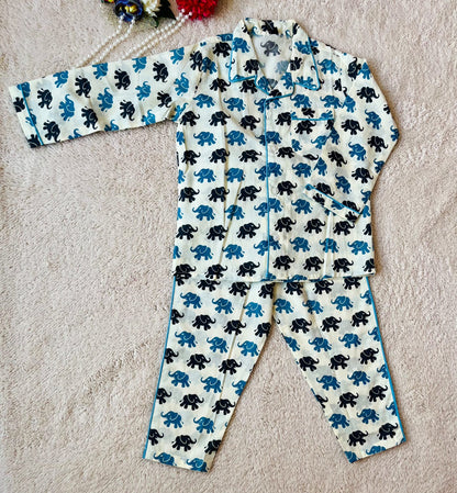 Elephant print Night Suit