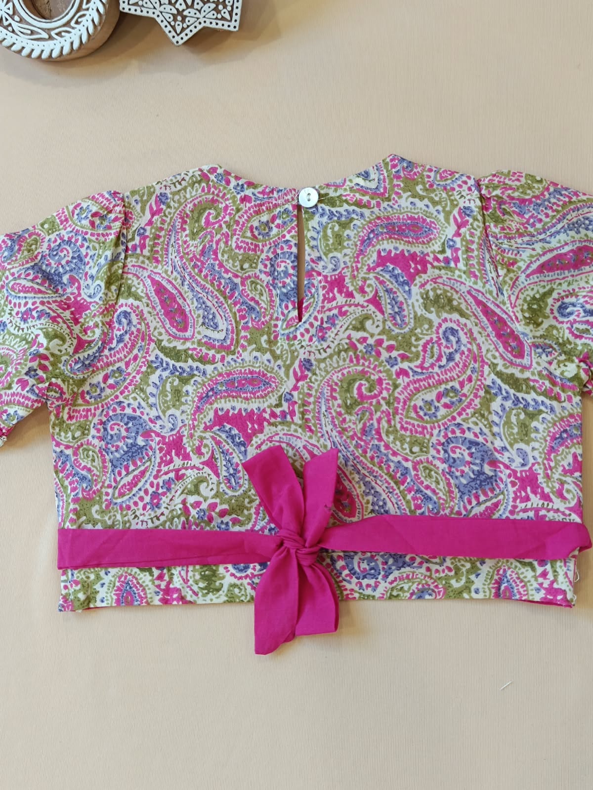 Paisley Printed Pink Coloured  Lehenga Choli