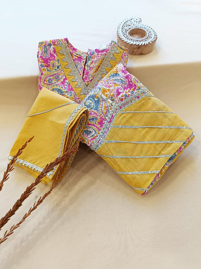 Paisley Print Mustard Colour Lehenga Choli