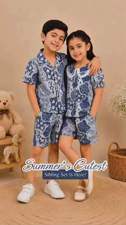 Boys' Abstract Printed Co-ord Set